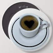 I LIEBE-Kaffee Button (Vorne & Hinten)