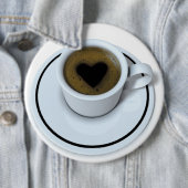 I LIEBE-Kaffee Button (Beispiel)
