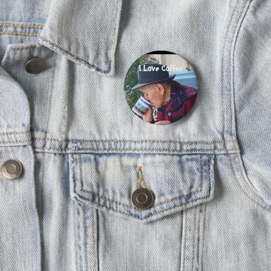 I Liebe-Kaffee Button (Beispiel)