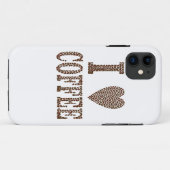 I Liebe Kaffee Case-Mate iPhone Hülle (Rückseite (Horizontal))