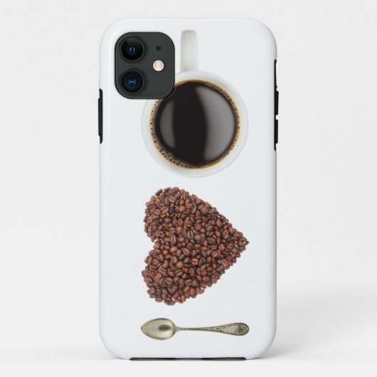 I Liebe Kaffee Case-Mate iPhone Hülle (Rückseite)