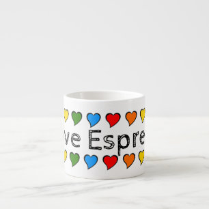 I Liebe Kaffee Espressotasse
