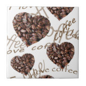 I Liebe-Kaffee!! Fliese (Vorderseite)