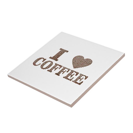 I Liebe Kaffee Fliese (Seite)