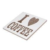 I Liebe Kaffee Fliese (Seite)