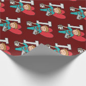 I Liebe Kaffee Geschenkpapier (Ecke)