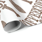 I Liebe Kaffee Geschenkpapier (Rolleneckpunkt)