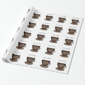 I Liebe Kaffee Geschenkpapier (Ungerollt)