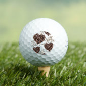 I Liebe Kaffee Golfball (Insitu T-Shirt)