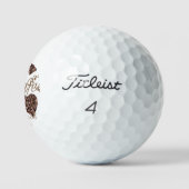 I Liebe Kaffee Golfball (Logo)