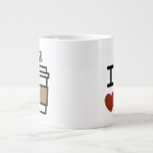 I Liebe Kaffee Jumbo-Tasse (Vorderseite)