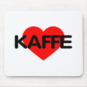 I Liebe Kaffee - Kaffe Mousepad
