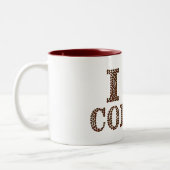 I Liebe Kaffee Kaffee Tasse (Links)