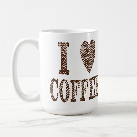 I Liebe Kaffee Kaffeetasse (Links)