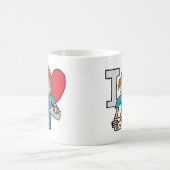 I Liebe Kaffee Kaffeetasse (Mittel)