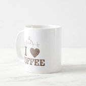 I Liebe Kaffee Kaffeetasse (Vorderseite Links)