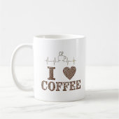 I Liebe Kaffee Kaffeetasse (Links)