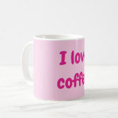 I Liebe Kaffee Kaffeetasse (Vorderseite Links)
