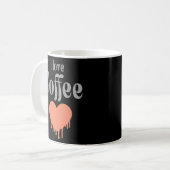 I Liebe Kaffee Kaffeetasse (Vorderseite Links)