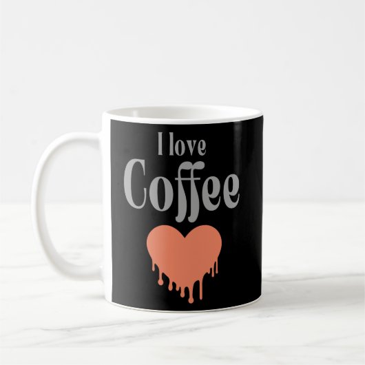 I Liebe Kaffee Kaffeetasse (Links)