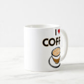 I Liebe Kaffee Kaffeetasse (VorderseiteRechts)