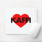 I Liebe Kaffee - Kaffi Mousepad (Mit Mouse)