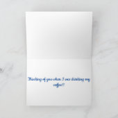 I Liebe Kaffee Karte (Innenseite)