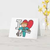 I Liebe Kaffee Karte (Gelbe Blume)