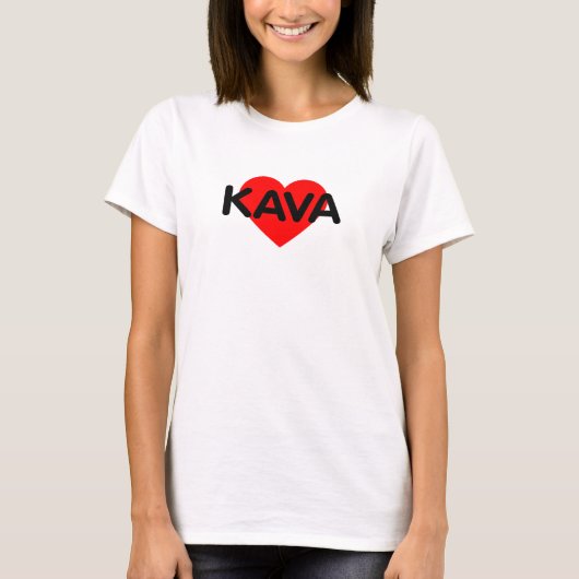 I Liebe Kaffee - Kava Litauen T-Shirt (Vorderseite)