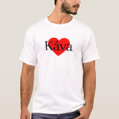 I Liebe Kaffee - Káva T-Shirt (Vorderseite)