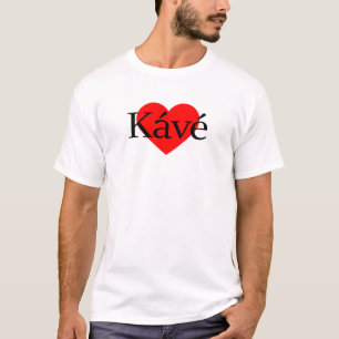 I Liebe Kaffee - Kávé Ungarisch T-Shirt