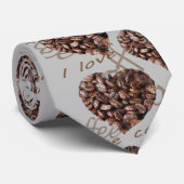 I Liebe Kaffee Krawatte (Gerollt)