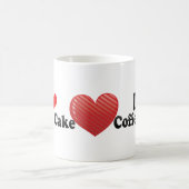 I Liebe-Kaffee-Kuchen Kaffeetasse (Mittel)