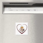 I Liebe Kaffee Magnet (In Situ (Geschirrspüler))