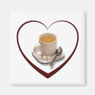I Liebe-Kaffee Magnet