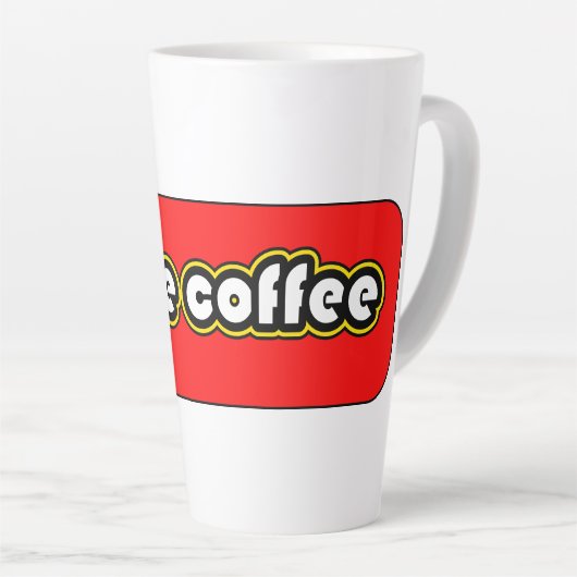 I Liebe Kaffee mocha Latte Tasse (Rechte Ecke)