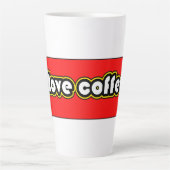 I Liebe Kaffee mocha Latte Tasse (Vorderseite)