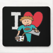 I Liebe Kaffee Mousepad (Vorne)