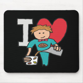 I Liebe Kaffee Mousepad