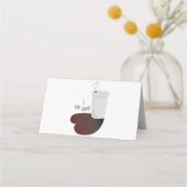 I Liebe Kaffee Platzkarte (Vorderseite)