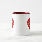I Liebe Kaffee Red Heartbeat Tasse - Einmaliges Ge (Zentrum)