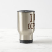 I Liebe Kaffee Reisebecher (Mittel)