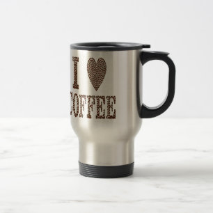 I Liebe Kaffee Reisebecher