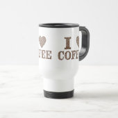 I Liebe Kaffee Reisebecher (VorderseiteRechts)