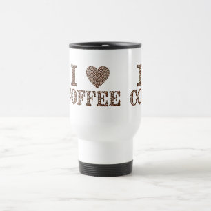 I Liebe Kaffee Reisebecher