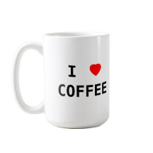 I Liebe Kaffee Rotes Herz Text Kaffee Fan Geschenk