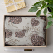 I Liebe-Kaffee!! Seidenpapier (Geschenk)