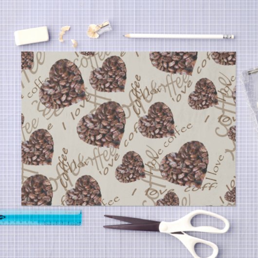 I Liebe-Kaffee!! Seidenpapier (Handwerk)