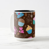 I Liebe Kaffee Süßigkeiten & Leckereien Tasse (Vorderseite Links)