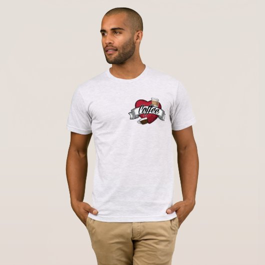 I Liebe Kaffee T-Shirt (Vorne ganz)